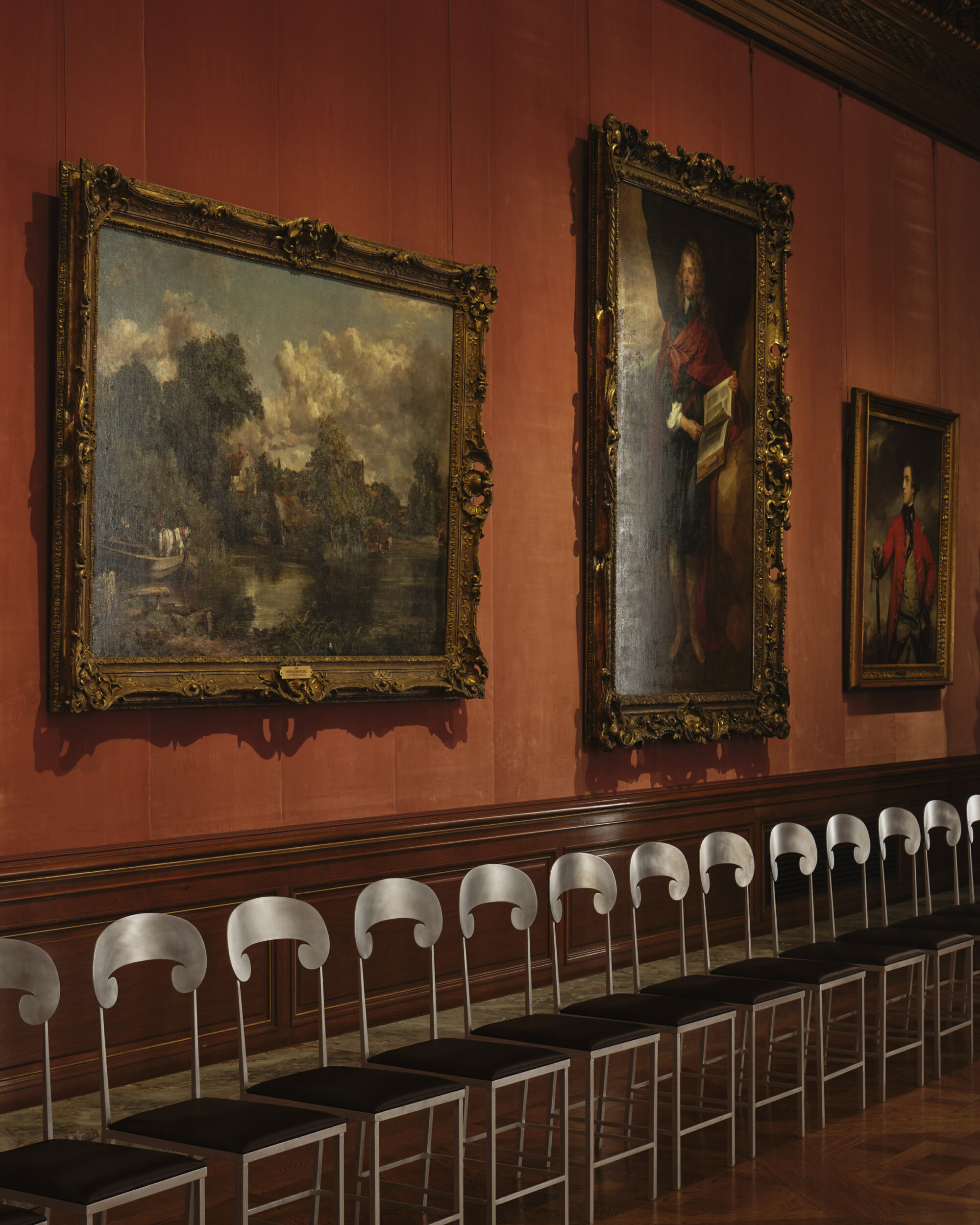 Design for Louis Vuitton Cruise 27 by Nicolas Ghesquière at Frick Collection © Adrian Gaut - Marie-Anne Derville