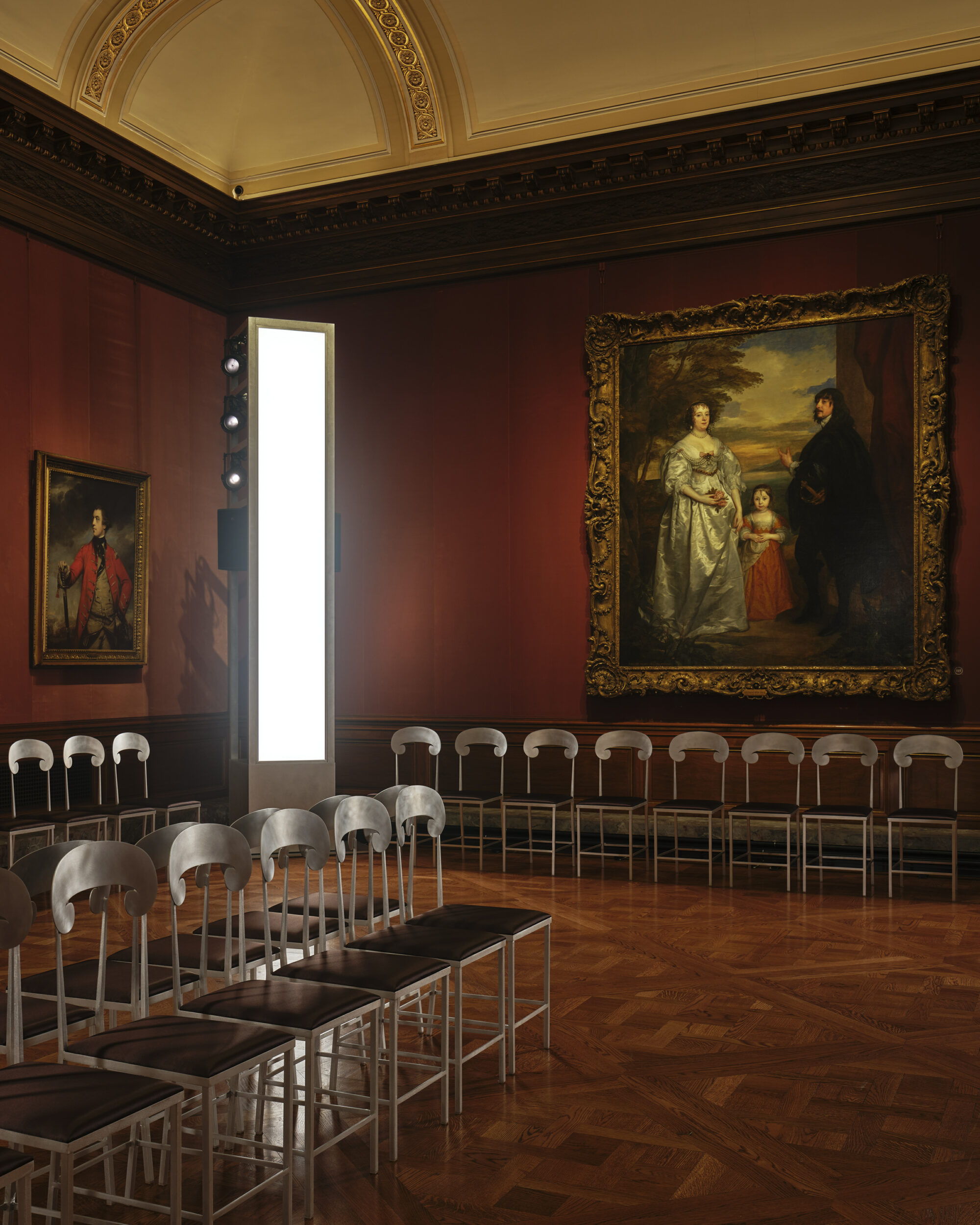 Design for Louis Vuitton Cruise 27 by Nicolas Ghesquière at Frick Collection © Adrian Gaut - Marie-Anne Derville